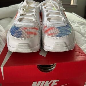 Nike women’s White and Multicolor Sneakers